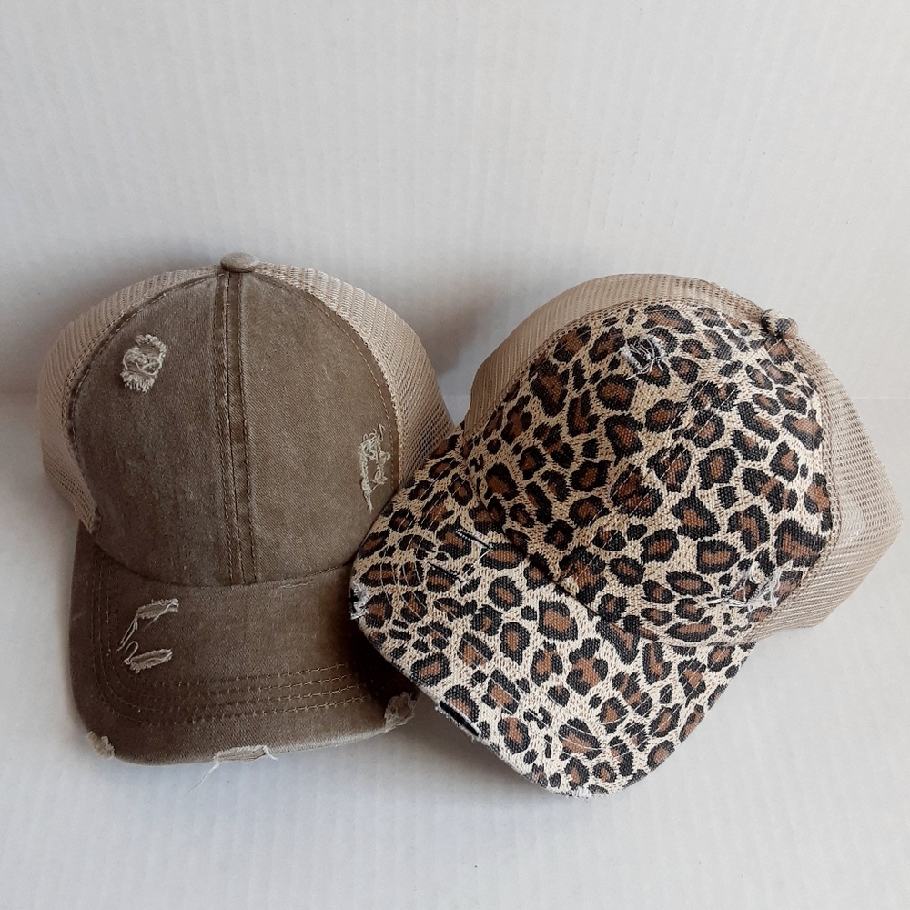 Ponytail cap bundle for women